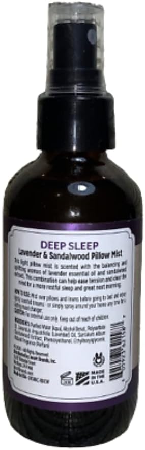 Natures love Aromatherapy Pillow Mist Deep Sleep Lavender and Sandalwood