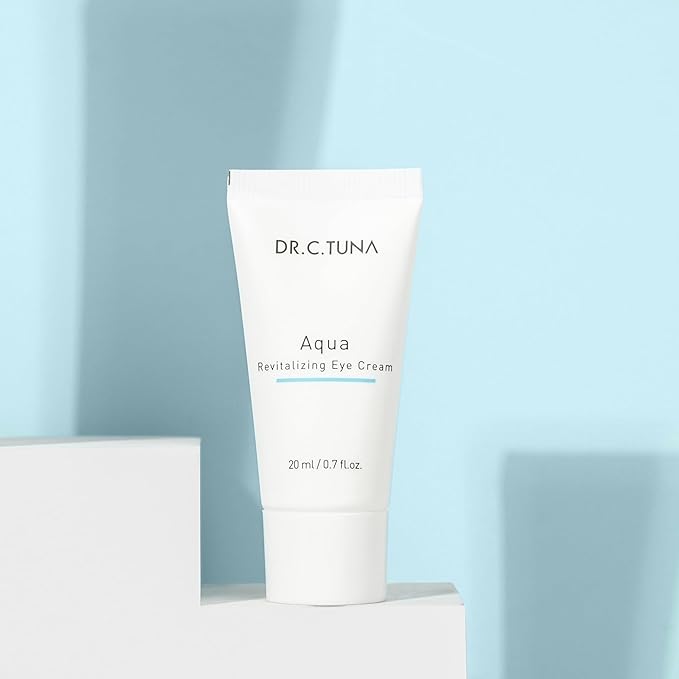FARMASi Dr. C. Tuna Aqua Revitalizing Eye Cream, Hydrating & Smoothing Under Eye Treatment with Hyaluronic Acid & Sea Water Complex, Lightweight Moisture Care for All Skin Types, Vegan, 0.7 fl oz