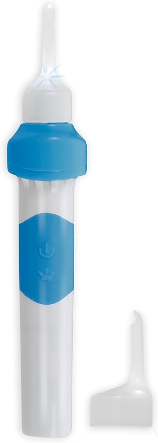 Wax Extract Ear Wax Remover | FSA or HSA Approved, with 2 Flexible Tips & Cleaning Brush | Safe, Effective Ear Wax Vacuum to Gently Remove Wax Buildup | Premium Ear Suction Vacuum for Adults & Kids