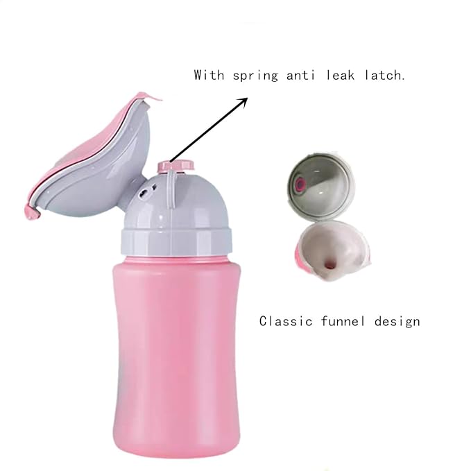 Pee Bottle for Kids, Travel Urinal Portable Potty Pee Cup, Travel Potty, Children's Emergency Toilet for Kid Potty Pee Training and Camping Car Travel
