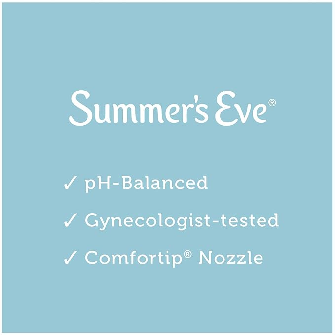 Summer's Eve Extra Cleansing Vinegar and Water Feminine Cleansing Douche, Odor Control, pH Balanced, Gynecologist Tested, 4.5 Ounce Each, 2 Count (Pack of 4)