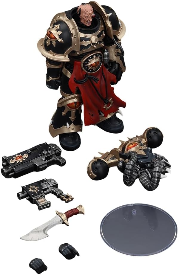 JOYTOY Warhammer The Horus Heresy 1:18 Action Figure Chaos Space Marines Black Legion Chosen 5PCS Collection Model Birthday Gifts