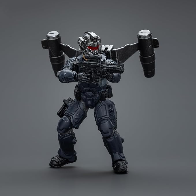 JOYTOY 1/18 Action Figure - Army Builder Promotion Pack Figure 26 -Jetpack Mercenary ABS & PVC, Perfect for Collectors & Decor - 4.1 Inch, 3.49 OZ (JT1729)