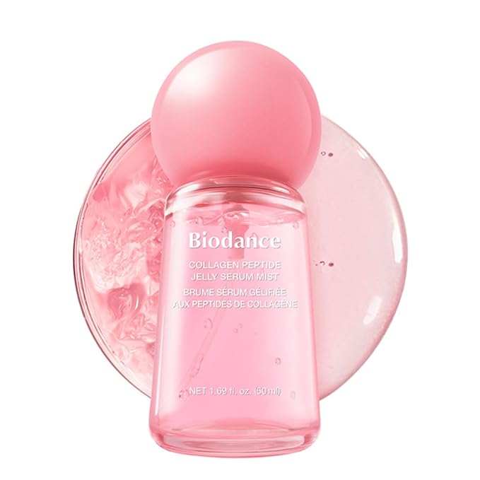 BIODANCE Collagen Peptides Jelly Serum Mist, Hydrating Face Mist, Firming, Plumping, Anti-Aging Face Spray with Collagen, Sprayable Hydrogel, Travel Essentials for Women, Korean Skin Care | 1.69 fl.oz