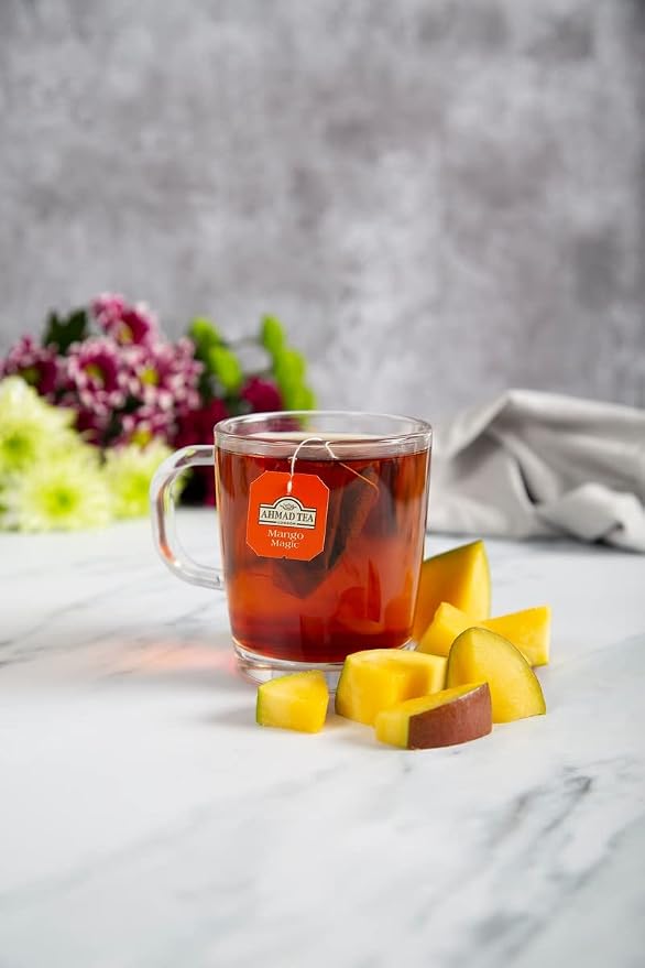 Ahmad Teas - Mango Black Tea 1.4oz - 20 Tea Bags (Pack of 2)