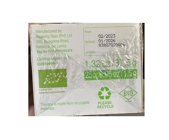 HYLEYS Organic Green Tea with Soursop Flavor, 300 Individually Wrapped Tea Bags (12 Pack of 25) - USDA Organic Graviola Guanabana Tea with Light Caffeine