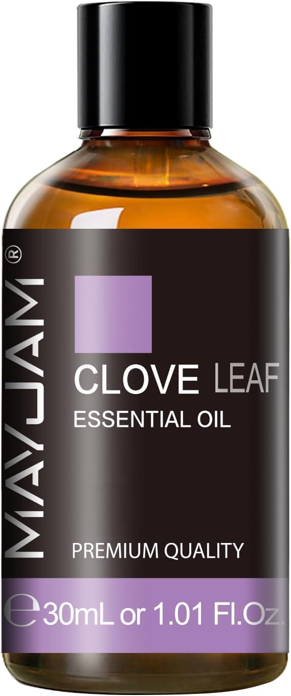 MAYJAM Clove Essential Oil for Diffuser Soap Candle Making, 1.01fl.oz | Long Lasting Scents, Clove Oil for Skin, Hair Care
