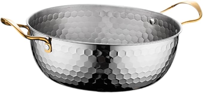 Generic Korea Ramen Pot, Stainless Steel, Silver 18cm, 1.8L, No Lid
