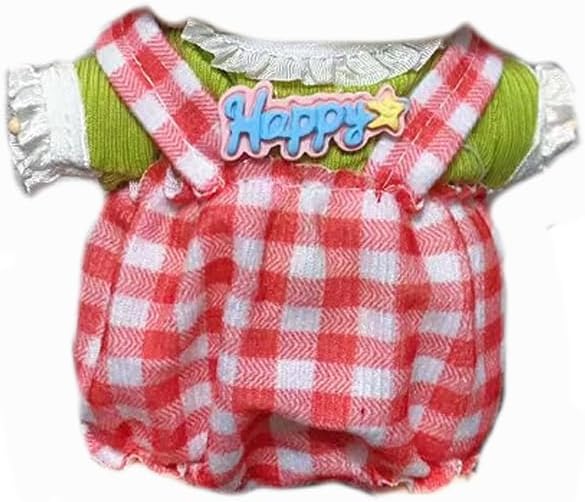 Clothes Set for 17cm Doll, 5 Pack Clothes & Outfit Pack for 17cm Dolls, Dolls Accessories for Collectors, No Doll Included (Set 2)
