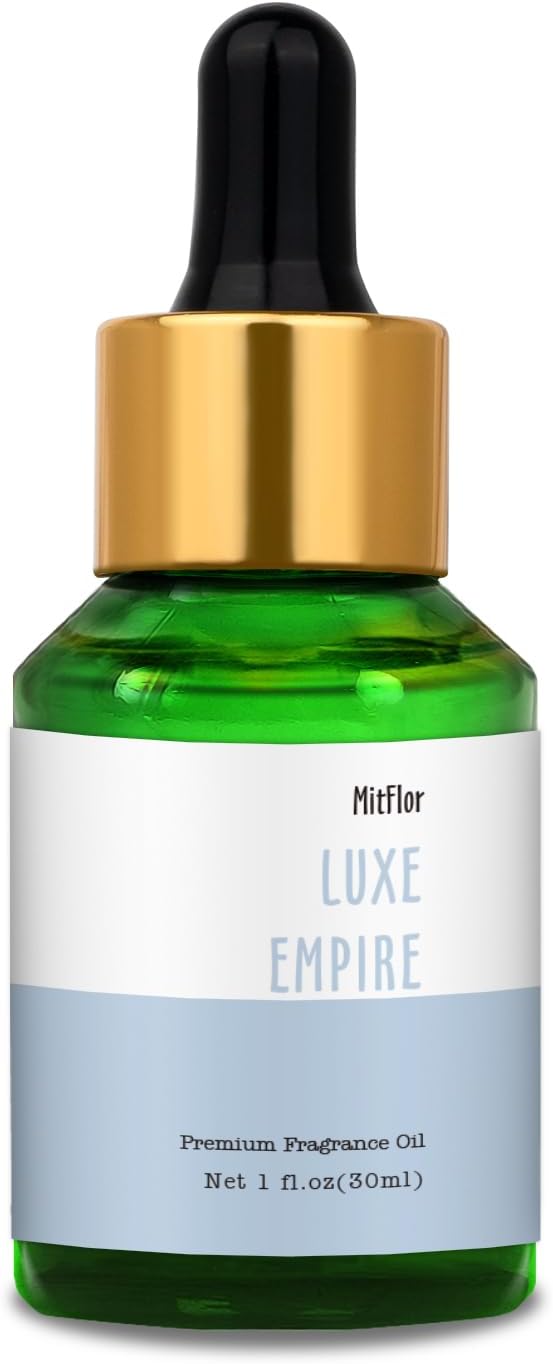 Luxe Empire Fragrance Oil, MitFlor Scented Essential Diffuser Oil, Men's Cologne Scents, Fragrance Oil for Candle Soap Making, Home Diffusing, Perfume, Beard Oil and More, 30ml
