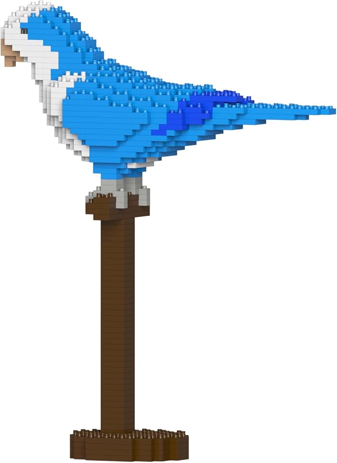 JEKCA Quaker Parrot 01S-M02 | Parrot Plastic Building Blocks | Age 14+