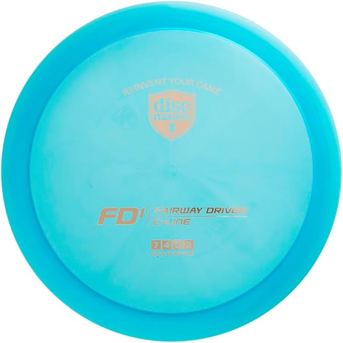 Discmania C-Line FD1 Disc Golf Fairway Driver | Stable Fairway Driver for Precision Shots | Durable C-Line Plastic | Ideal for Windy Conditions, Sidearm & Flex Shots | 170-175g