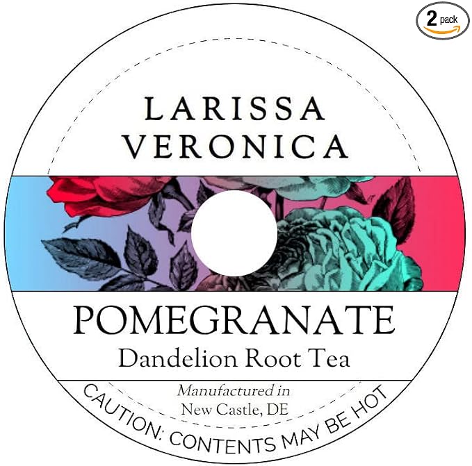 Pomegranate Dandelion Root Tea (Single Serve K-Cup Pods) (12 pods, ZIN: 574211) - 2 Pack