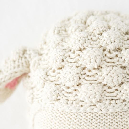 cuddle + kind Pastel Lucy The Lamb Regular 20" Hand-Knit Doll – 1 Doll = 10 Meals, Fair Trade, Heirloom Quality, Handcrafted in Peru, 100% Cotton Yarn