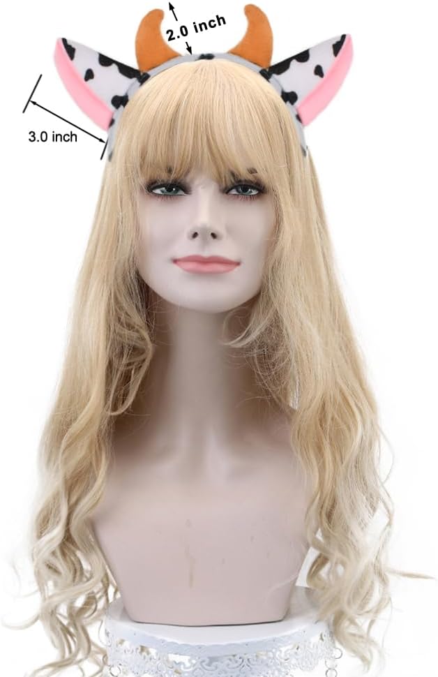 Plush Animal Ears and Horns Headband-Halloween Christmas Festival Theme Party Animal Cosplay Costume Headbands