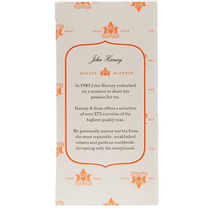Harney & Sons Black Tea Bags, Hot Cinnamon Spice, 20 Count