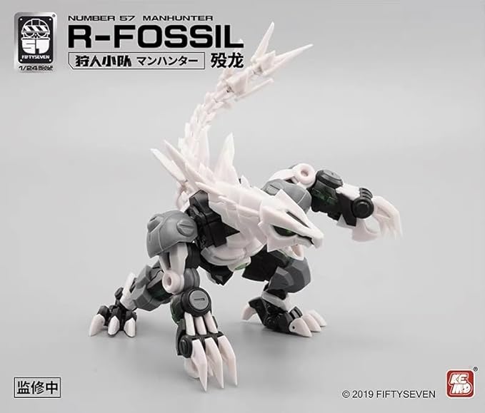 MORISE Hobby FIFTYSEVEN No.57 1/24 Action Figures - Manhunter R-FOSSlL - Model Kit,Highly Posable Collectible Model Ages 15+