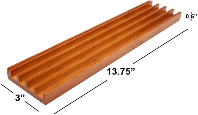 GSE Games & Sports Expert Set of 4 Wooden Domino and Playing Cards Trays Holders Organizer. Premium Domino Tiles Racks for Mexican Train Dominoes and Cards Games