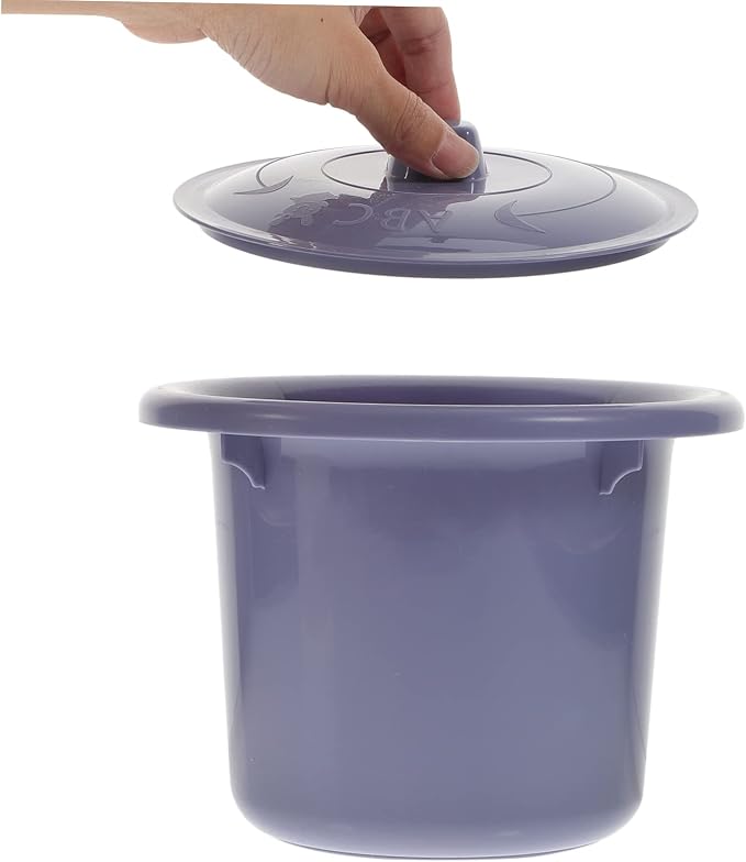 SHOWERORO 2pcs Spittoon for Elderly Men Car Containers with Lids Travel Potty Portable Pot Chamber Pot Adult Urinal Pail Pot Convenient Potty Adult Spittoon