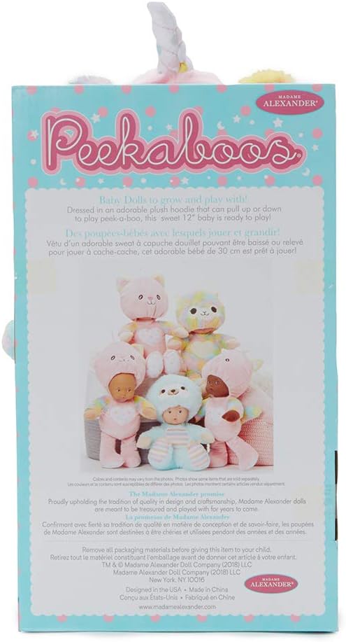 Madame Alexander 12" Peekaboos, UniCat, Light Skin Tone