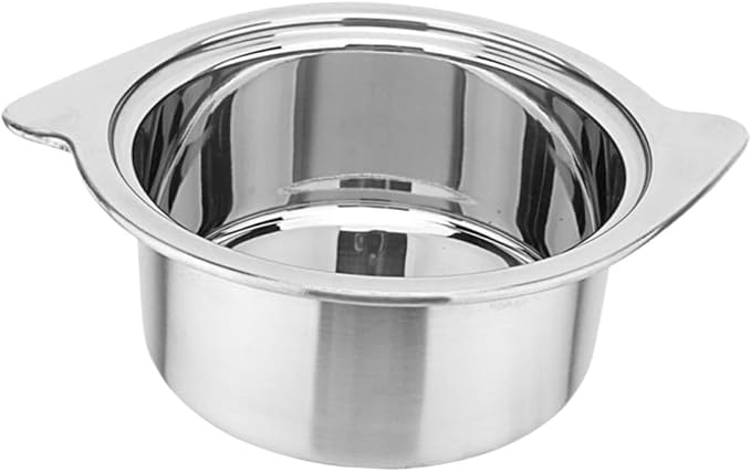 1pc Food-grade Stainless Steel Hot Pot for Induction Cooker Stewpot Without Lid for Dining and