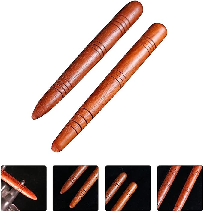 4Pcs Manual Acupressure Pen Wooden Thai Massage Stick Rod Deep Tissue Massage Tool Trigger Point Relief Pain Therapy Tools Full Body Relaxing Gifts Acupressure Pen,Acupressure Tools