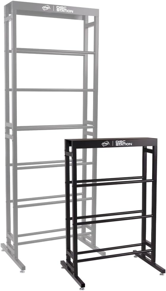 MVP Disc Sports Disc Station Disc Storage Rack (Choose Your Size and Color)