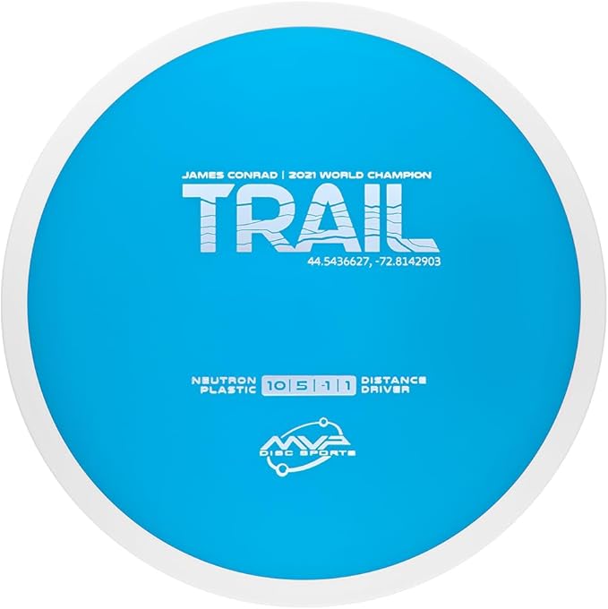 MVP Disc Sports Neutron Trail James Conrad Edition Disc Golf Distance Driver (Colors May Vary)