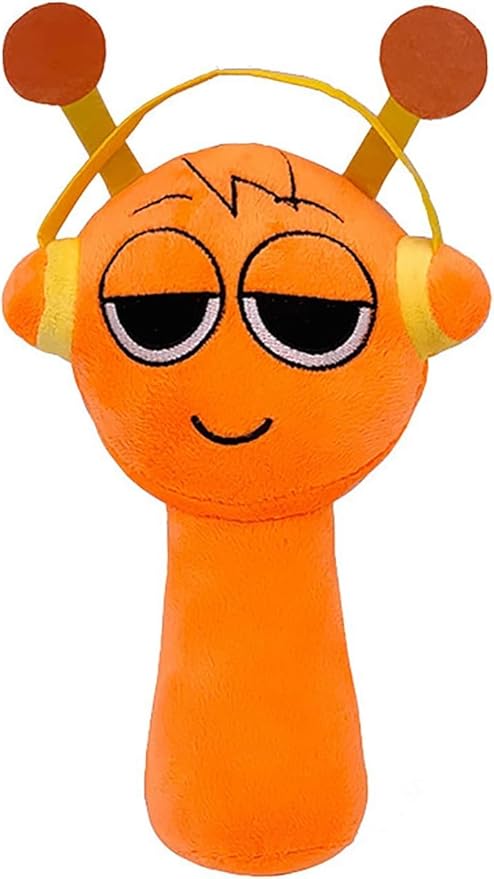 Sprunky Plush Toys Sprunky Wenda and Gray Plushies Sprunky Plushes Soft and Funs Stuffed Toys Dolls for Fans and Friends Birthday for Girls Boys (Orange)