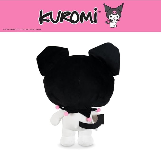 Collectibles Kuromi Bedding Super Soft Cozy Decorative Cuddle Pillow, (Officially Licensed Product) By Franco