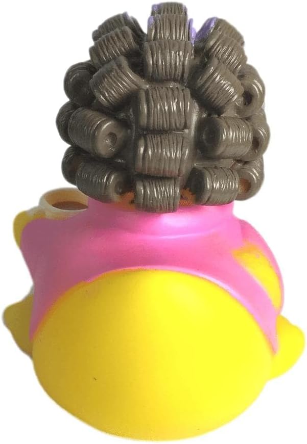 3" Coffee Lover Rubber Duck [Floats Upright] - Baby Safe Bathtub Bathing Toy