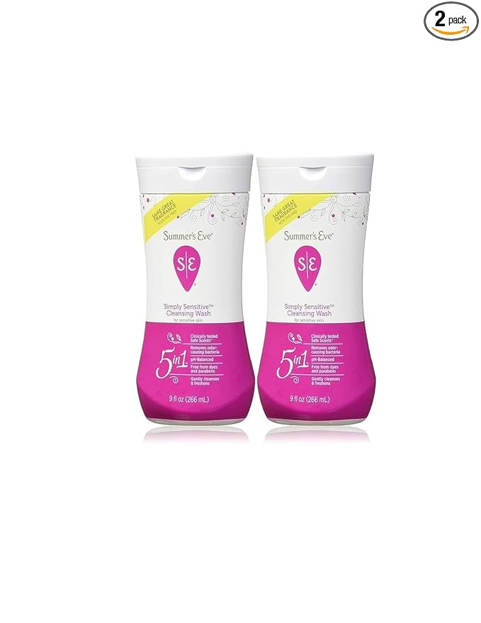 Summer's Eve Island Splash Refreshing Daily Feminine Wash, Removes Odor, pH balanced, 9 fl oz. (Pack of 2)