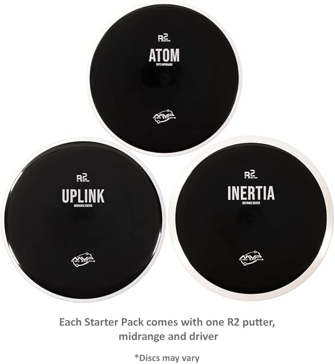 MVP Disc Sports 3-Disc R2 Disc Golf Starter Set (Models May Vary)