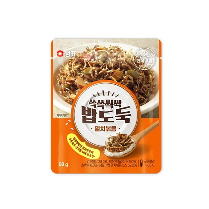 KOREAC_ [3packs] Braised,Spicy Stir-fry Dried Squid,Sweet stir-fry anchovies_(9.16 oz) 장조림 150g, 오징어채 볶음 60g, 멸치볶음 50g