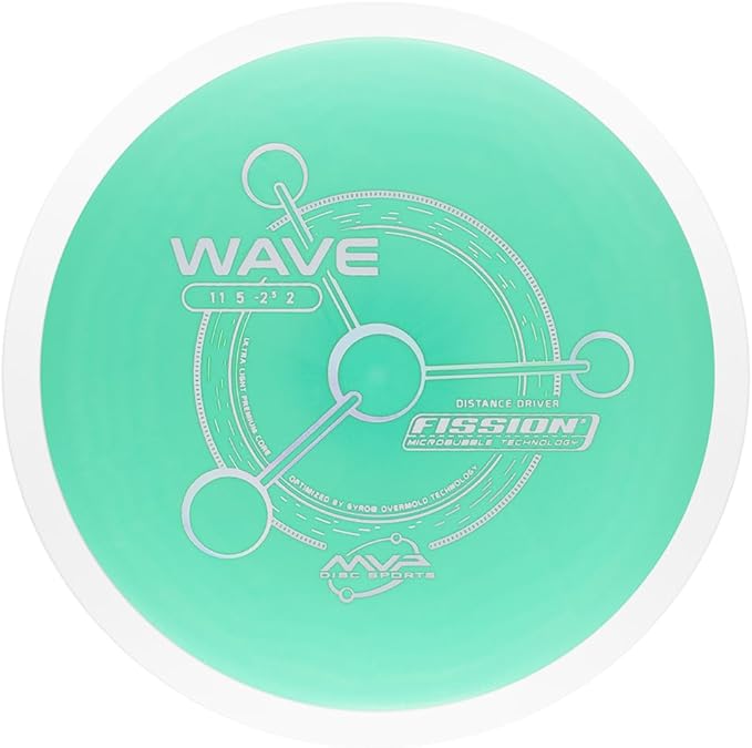 MVP Disc Sports Fission Wave Disc Golf Distance Driver (Colors May Vary)