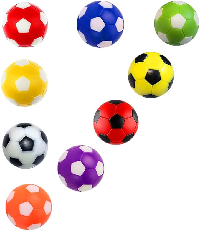 Foosball Ball - Foosball Table Balls, Foosball Balls, Foosballs, Foosball Table Replacement Foosballs, 1.42 Inch Table Soccer Balls for Foosball Tabletop Game, World Cup Foosball/Gifts