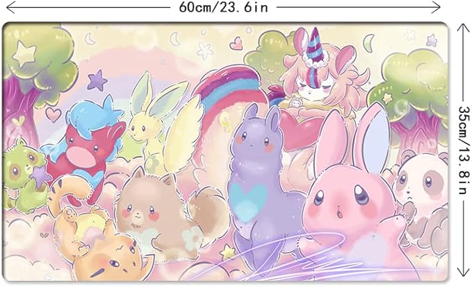 New Playmat Melffy TCG CCG Mat Custom Trading Card Game Mat + Free Bag (ZD014-729-K)
