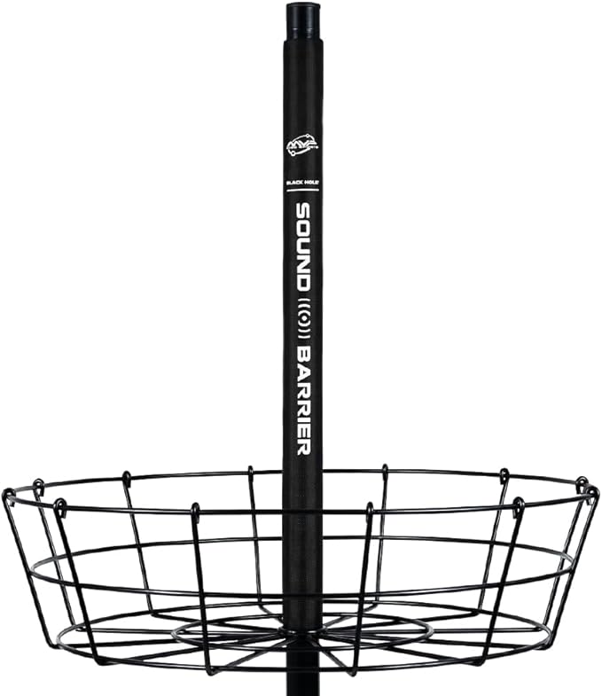 MVP Disc Sports Black Hole Sound Barrier Disc Golf Basket Silencer