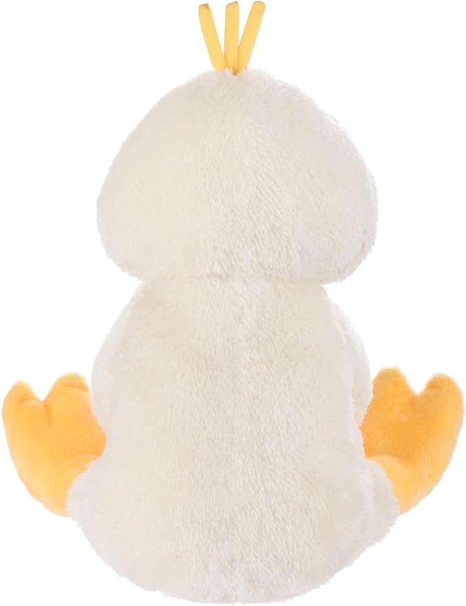 Apricot Lamb Toys Plush White Velvet Duck with Thin Foot Stuffed Animal Soft Cuddly Perfect for Kids