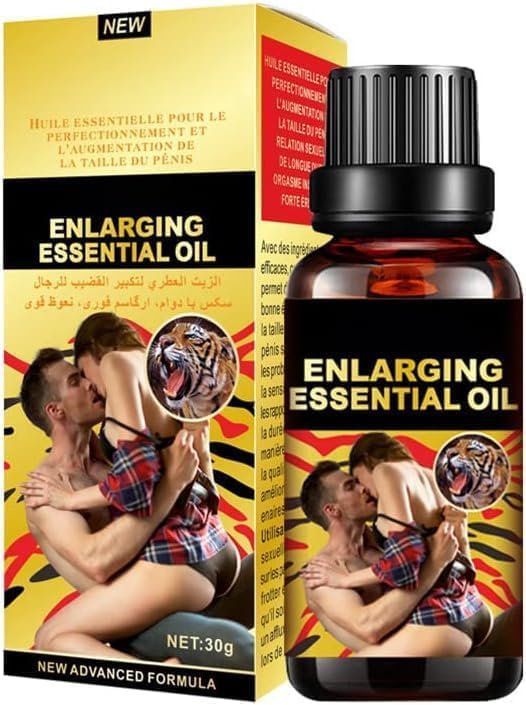 Men Massage Oil Enlarge and Thickening Growth Men Energy Massage Essential Oil for Sex, Dick Liquid for Health Care, Lateness Performance,Strength (2 Pack)