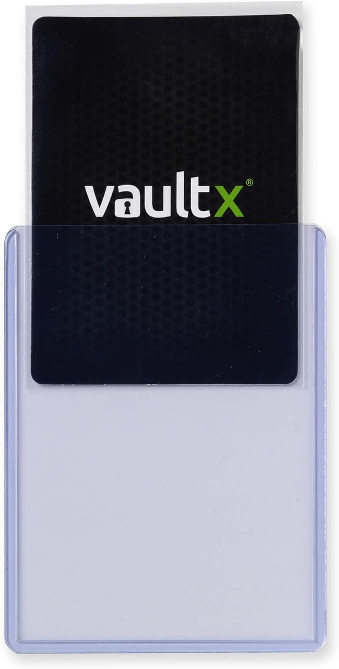 Vault X Toploaders 35pt (50 Pack), 3" x 4" Seamless Clear Rigid Card Holders for Trading Cards TCG