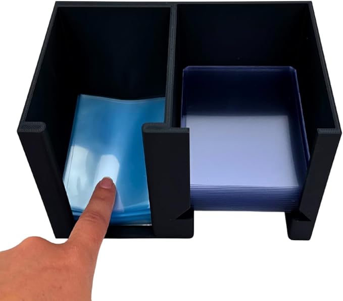 EnderToys CardCare Lite (Black) - Toploader Dispenser - Penny Sleeve Holder