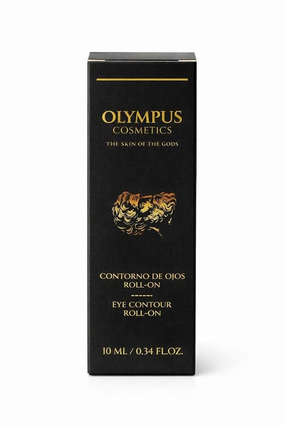 OLYMPUS Eye Contour Roll-On for Men – Caffeine & Eyeseryl Technology – Reduces Under Eye Bags & Dark Circles – Cooling, Fast Absorbing – 10ml