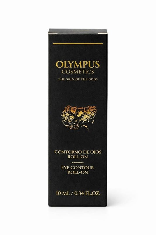 OLYMPUS Eye Contour Roll-On for Men – Caffeine & Eyeseryl Technology – Reduces Under Eye Bags & Dark Circles – Cooling, Fast Absorbing – 10ml