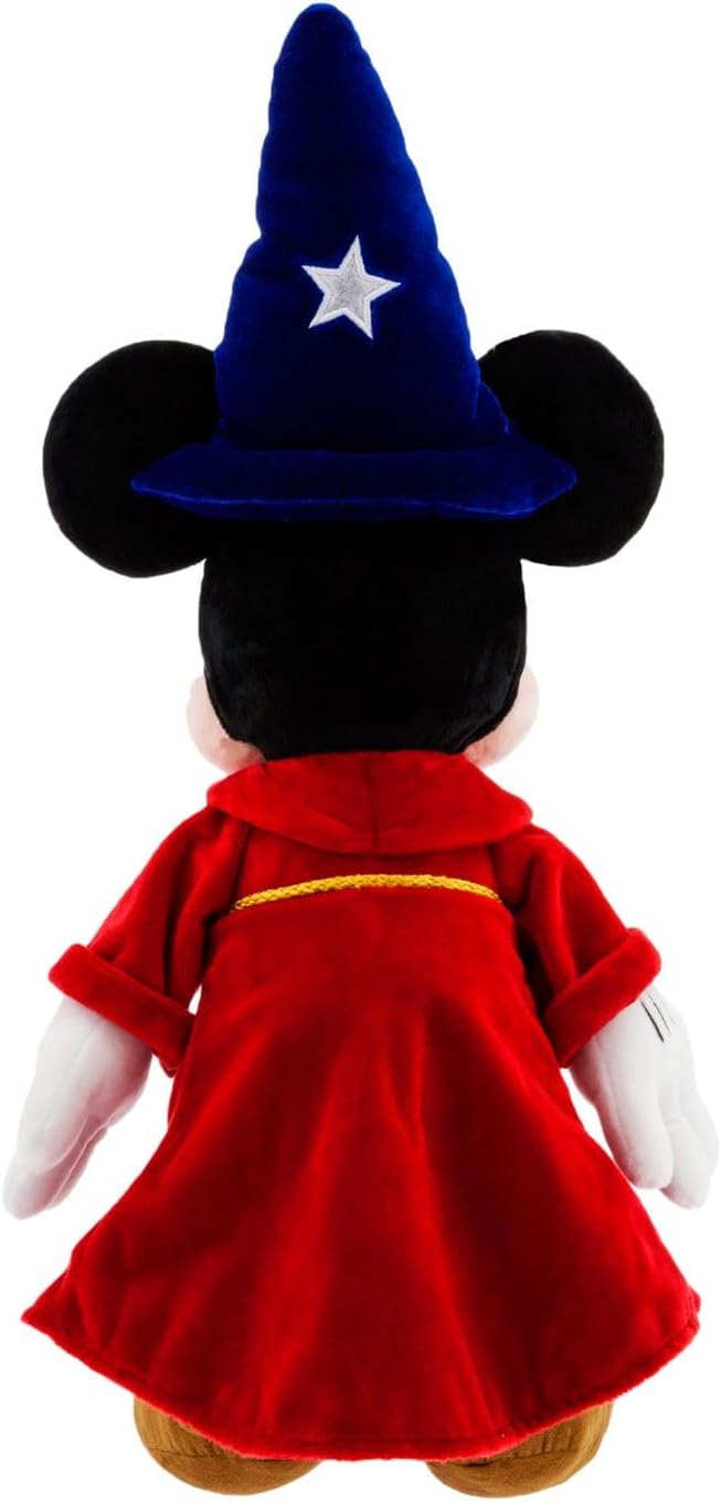Disney Store Official Fantasia Collection: Medium 22-Inch Sorcerer Mickey Mouse Plush - Authentic, Soft & Cuddly Toy - Ideal for Fans & Kids