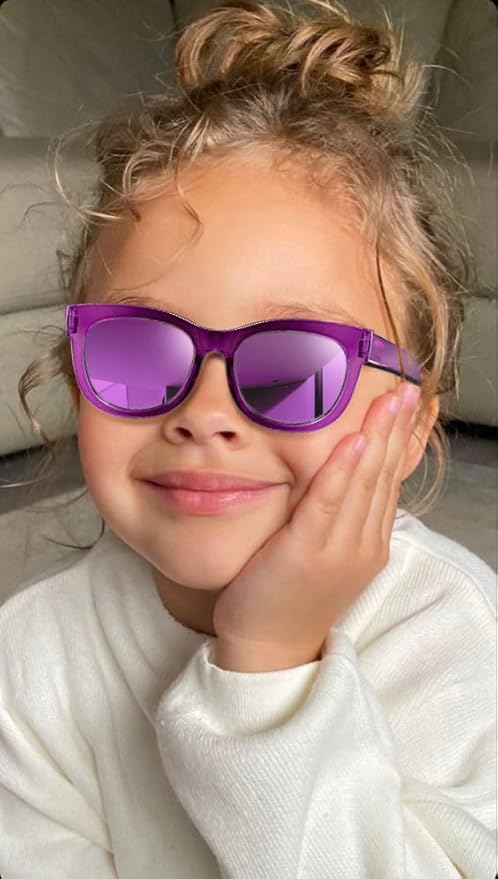 KENBO Kids Sunglasses for Girls UV Protection Toddler Sunglasses