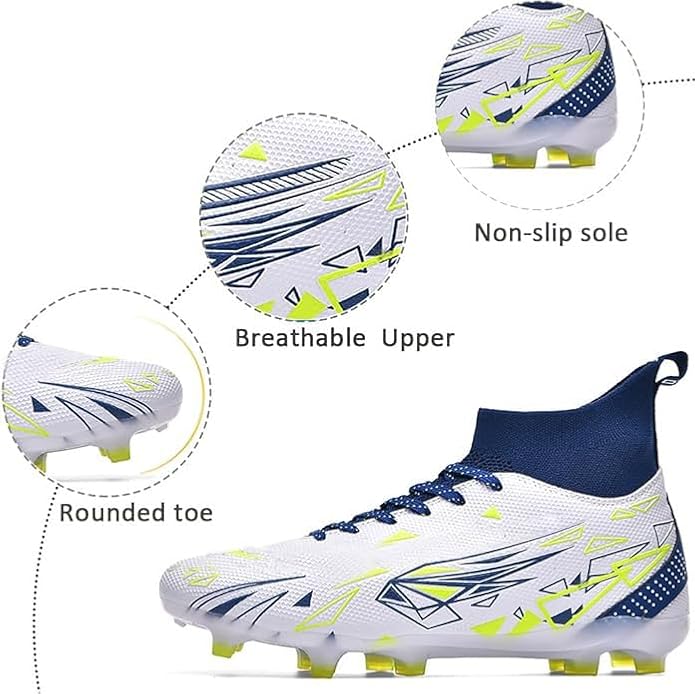 Kids Soccer Shoes Boys Football Cleats Professional Athletic Outdoor Trainning Football Shoes Youth Girl Turf Soccer Cleats