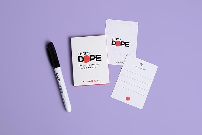 That's Dope: The Party Game for Strong Opinions • Custom Pack