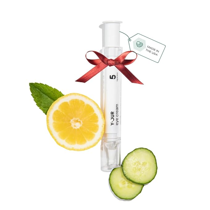 Y’OUR Retinol & Peptide Complex Eye Cream: Anti-Aging for Dark Circles, Puffiness, Wrinkles & Crow’s Feet; Hydrating & Under Eye Repair. Made in USA. Gifts for Women