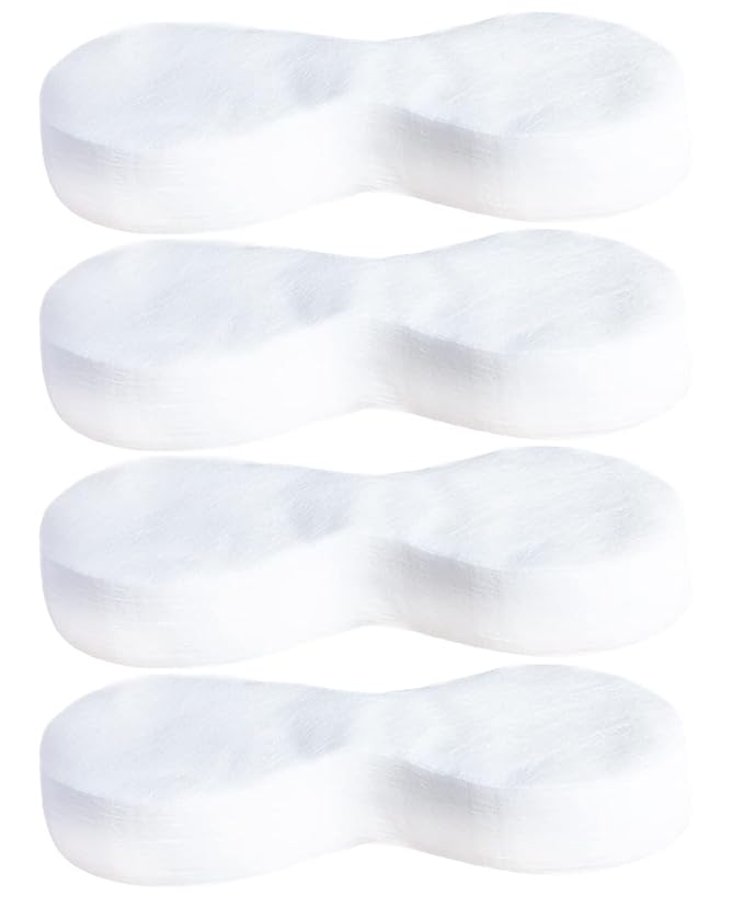 400 Sheets Disposable Non Woven Eye Mask Paper, Disposable Cotton DIY Eye Paper Disposable Cotton Eye Pillow Covers for Skincare Spa Wrap Moisture Retention